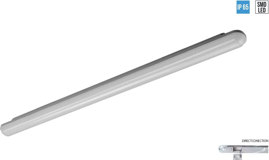 Plafoniera LED ELMINA 36W IP65 4000K | Lampada 120cm Stagna Bianca