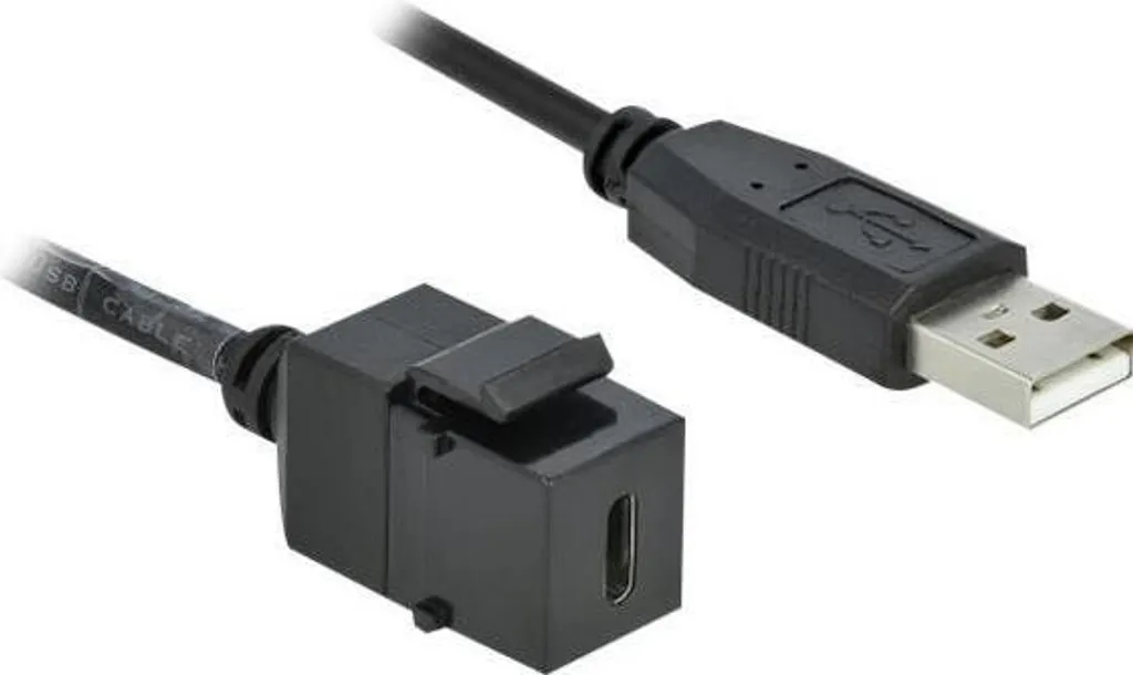 Modulo Keystone USB-C per PC Case e Patch Panel Delock 25cm - 3