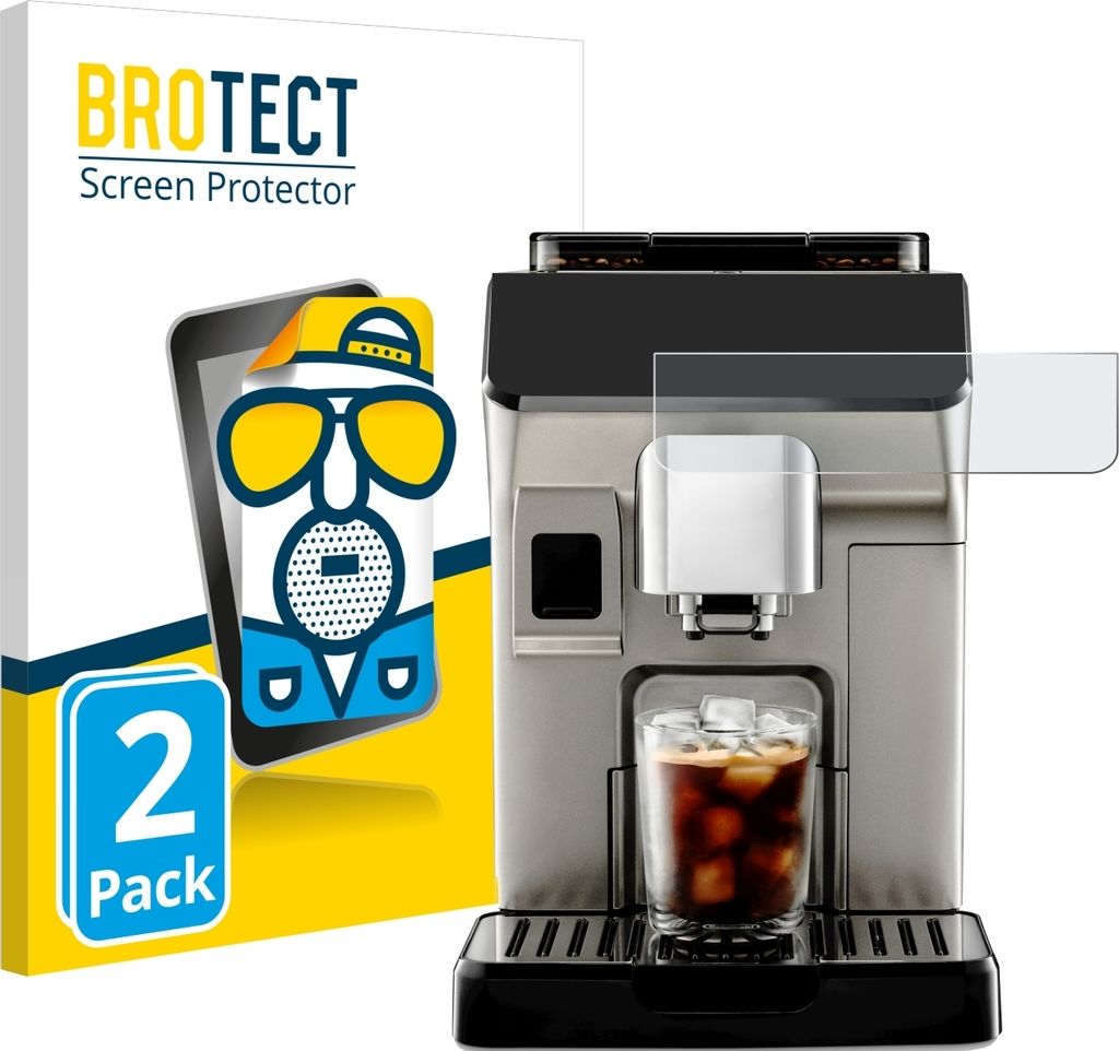 2x BROTECT Schutzfolie für DeLonghi Eletta Explore Displayschutz Displayschutzfolie Folie Matt Entspiegelungsfolie