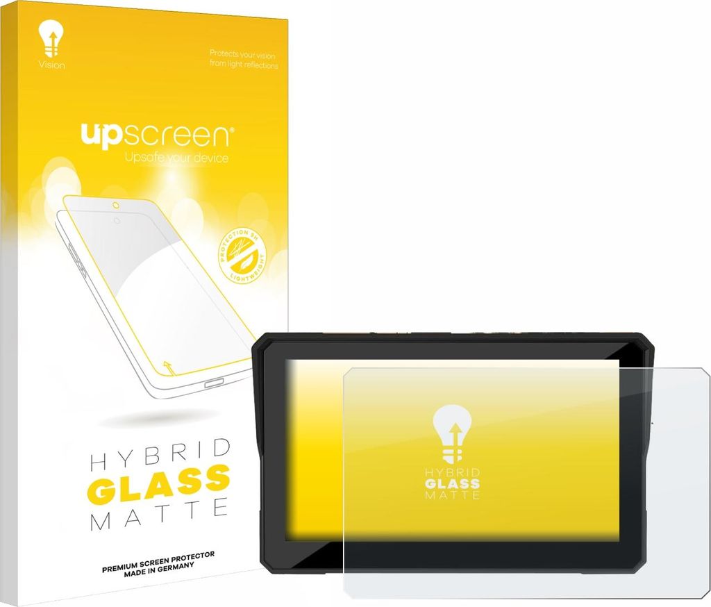 upscreen Entspiegelungs Schutzglas für Carpuride W502 Pro 5" Schutzfolie Panzer Folie Glas Display Schutz matt
