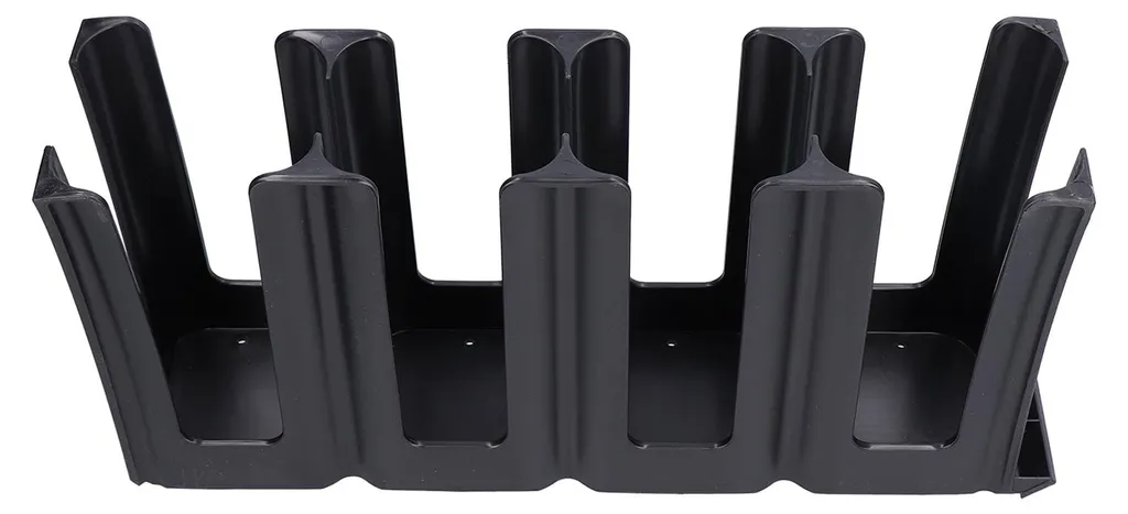 Organiseur de gobelets à 4 colonnes en plastique ABS haute densité