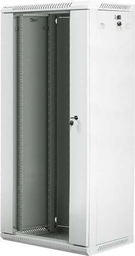 Coffret informatique mural Lanberg 27U, 19 pouces, 600x450mm, Gris - 2