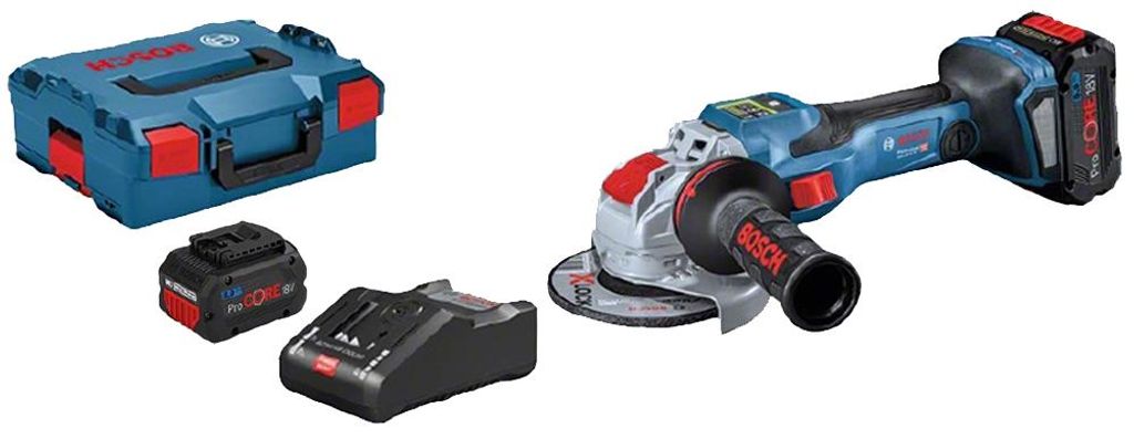 Meuleuse Biturbo 18V X-Lock GWX 18V-15 SC Professional + 2 Image du produit 