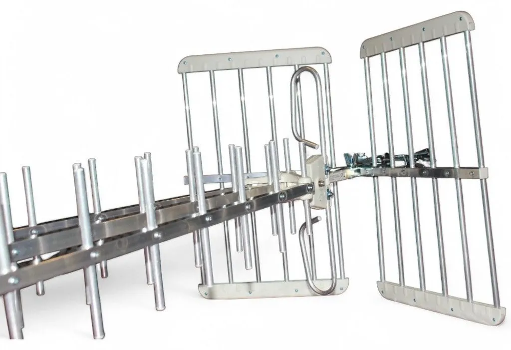 Antenne TV extérieure anti-interférence 5G DVB-T2 HEVC Main 10 blanc - 4