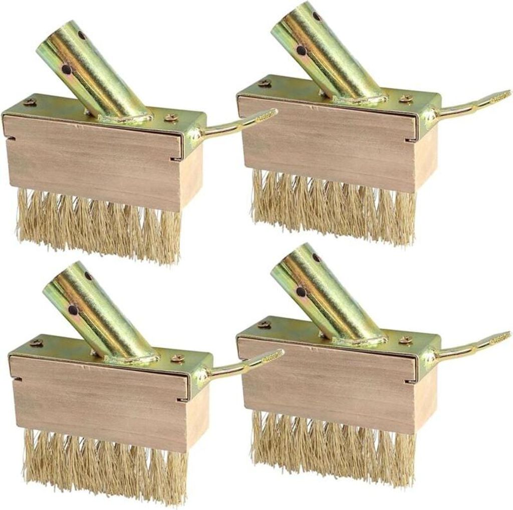 Set mit 4 Unkrautbürsten, Ersatz-Unkrautbürsten für die Terrassenpflasterung im Außenbereich