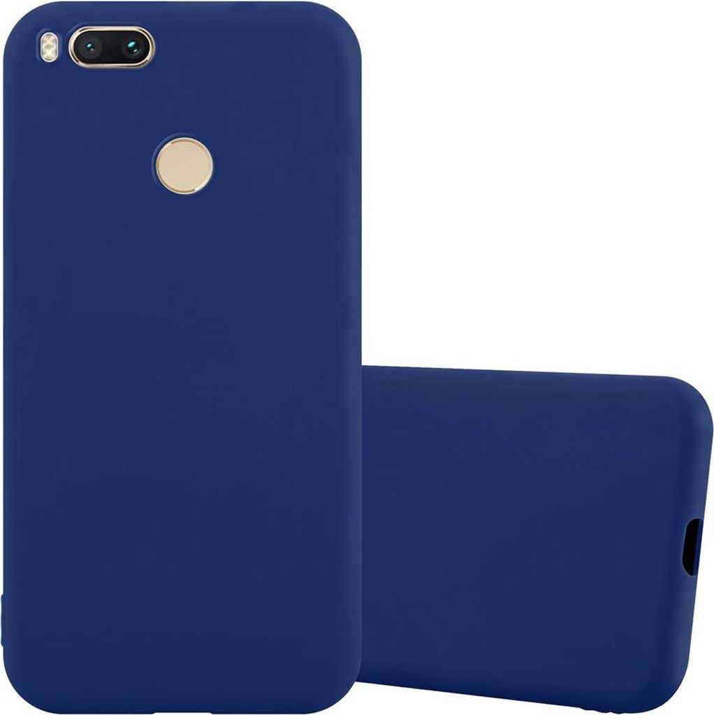 Cadorabo Hülle für Xiaomi Mi A1 / Mi 5X Schutzhülle in Blau Handyhülle TPU Silikon Etui Case Cover
