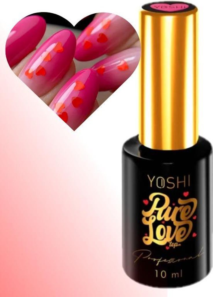 Yoshi Top Pure Love 10 ml / rote Herzen / 4881