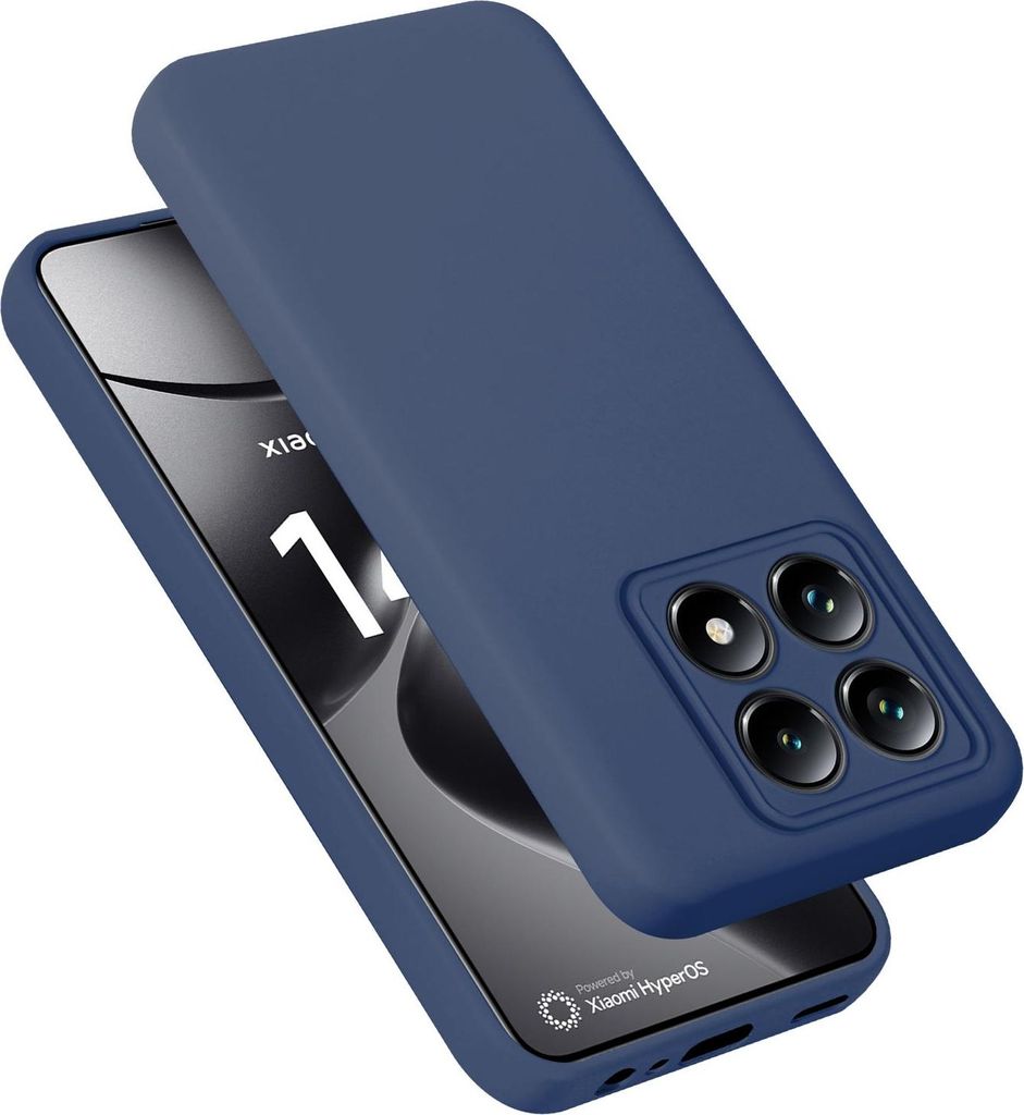 Cadorabo Hülle für Xiaomi 14T Pro Hülle Silikon Handyhülle Case aus flüssigem Silikon, Kratzfeste und stoßfeste Schutzhülle für Xiaomi 14T Pro