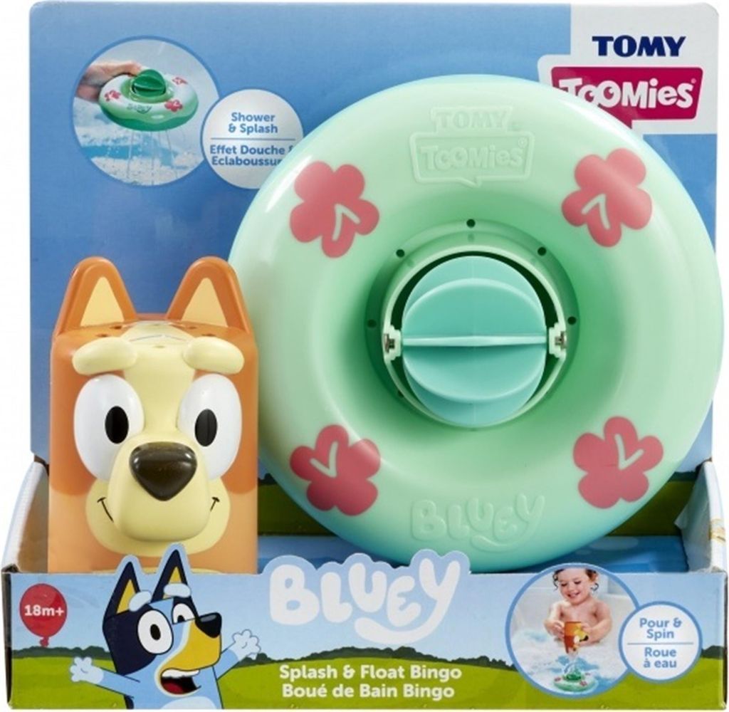 TOMY Bluey Badespielzeug mit Bingo E73623