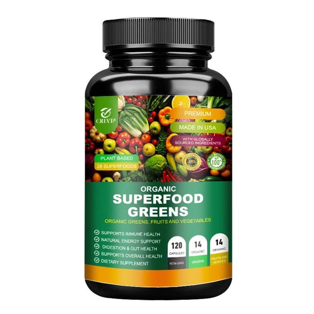 Superalimenti biologici Greens (120 capsule) Integratore Immagine del prodotto 