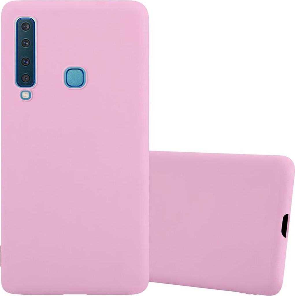 Cadorabo Hülle für Samsung Galaxy A9 2018 Schutzhülle in Rosa Handyhülle TPU Silikon Etui Case Cover
