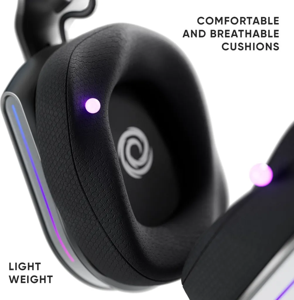 Casque de jeu sans fil Oniverse Polaris Eclipse Black Multiplateforme - 3