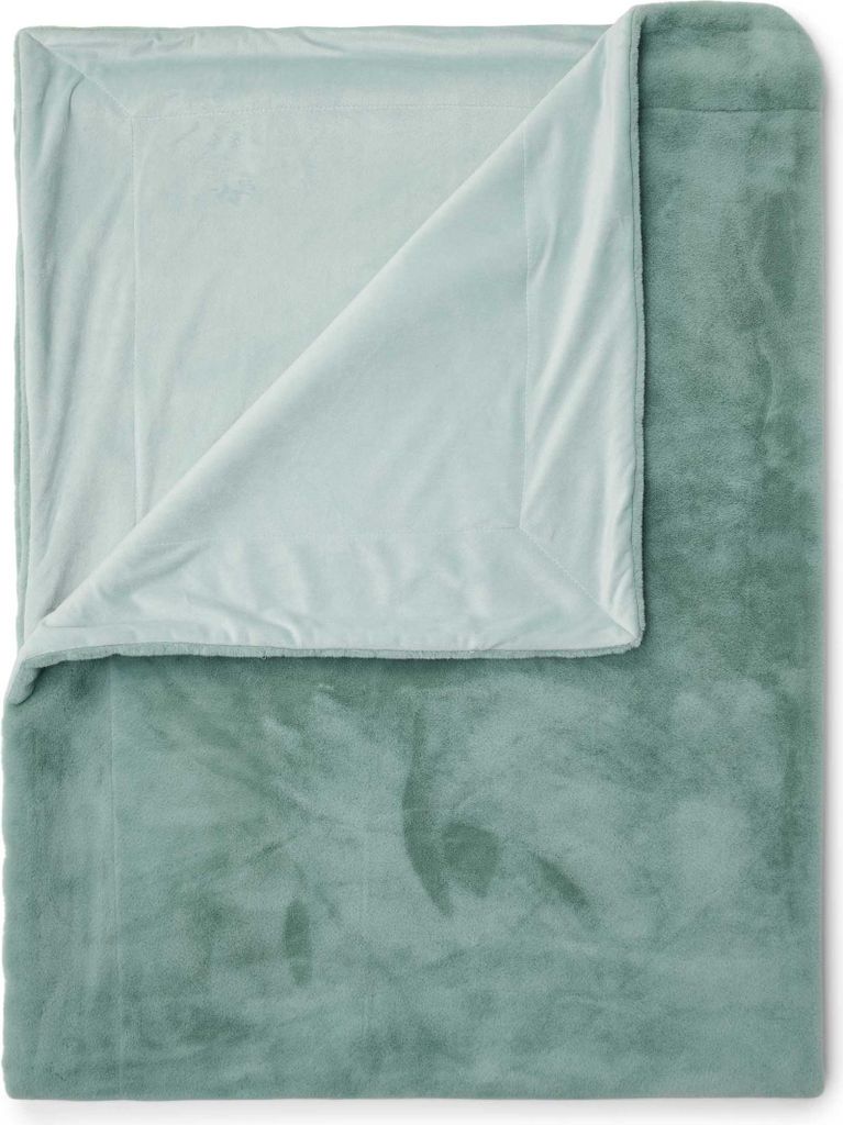Essenza Furry plaid Farbe Surf green Größe 150x200 Produktbild 