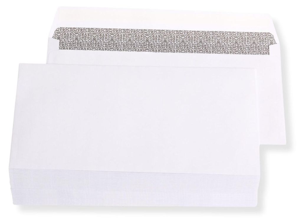 Kompaktbrief Versandtaschen weiß ohne Fenster, haftklebend Produktbild 