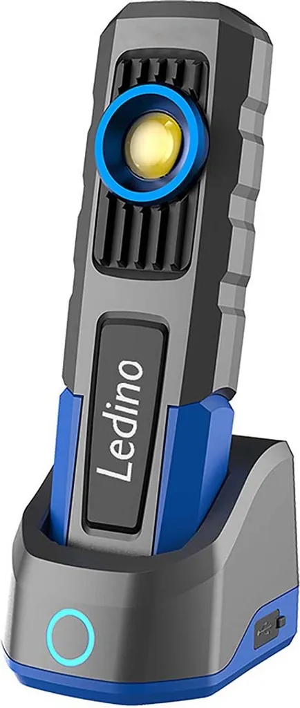 Ledino Hörde Lampe portative à accu 4Ah IPX6 600lm 11140006004024 USB