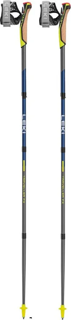 Bâtons Leki Traveller FX.One Carbon 125 cm ultralégers et pliables