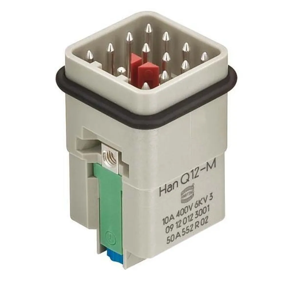 Harting Han Q12/0 Inserto Maschio 09120123001 | Connettore 12 Poli Quick-Lock