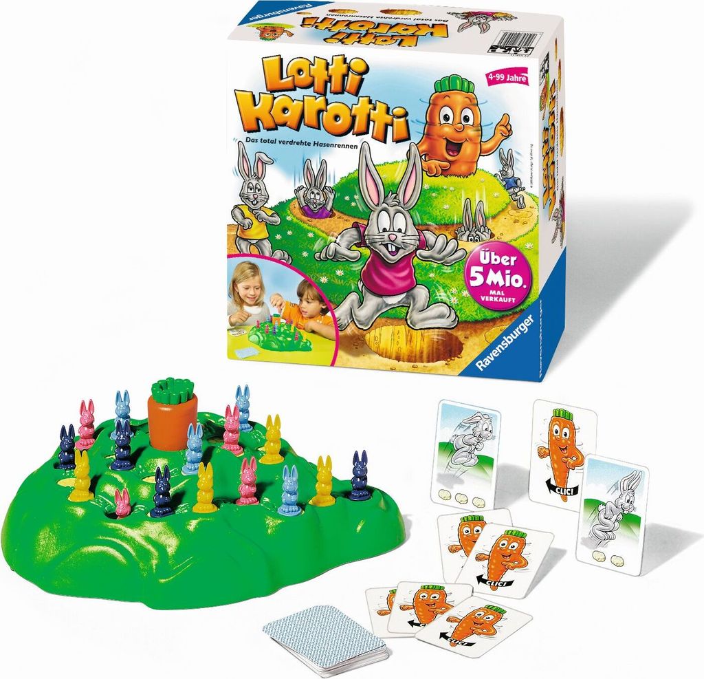 Lotti Karotti Brettspiel für 2 bis 4 Spieler Produktbild 