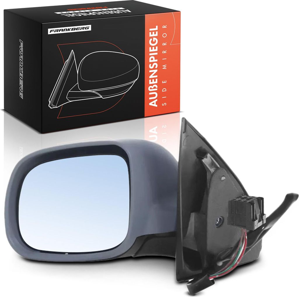Frankberg 1x Außenspiegel Links für Skoda Fabia I 6Y2 Stufenheck 6Y3 1999-2008