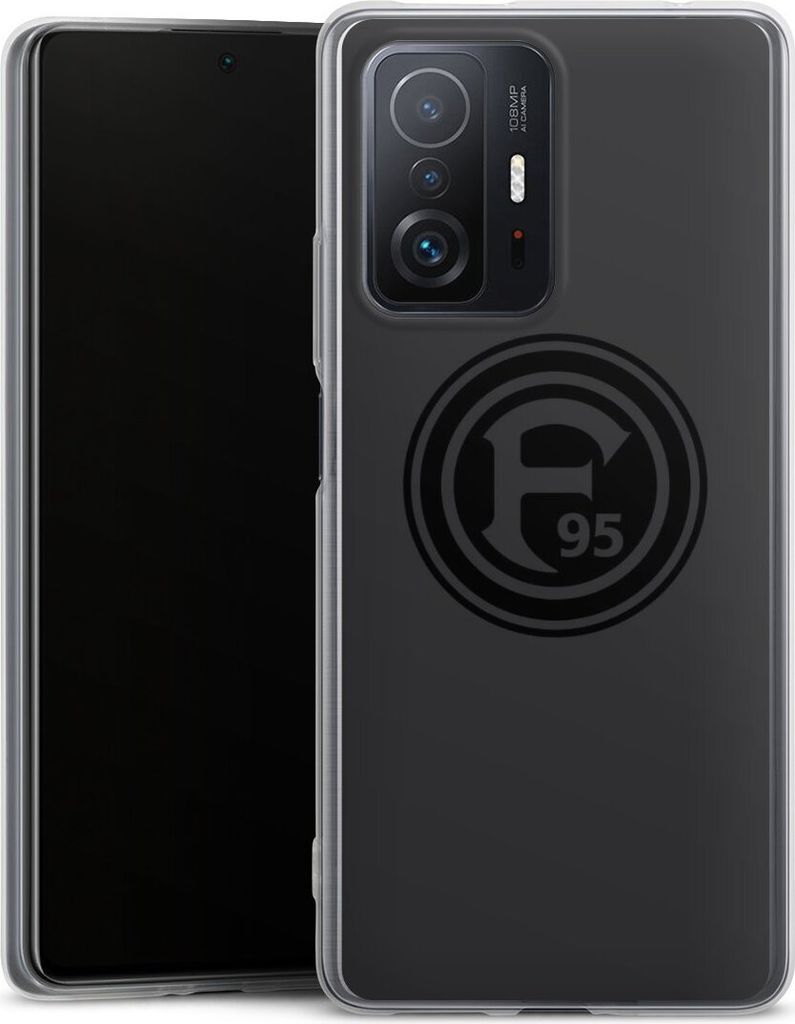 DeinDesign Slim Hülle für Xiaomi 11T 5G Silikon Case Ultra Dünn Handyhülle F95 Fortuna Düsseldorf Logo