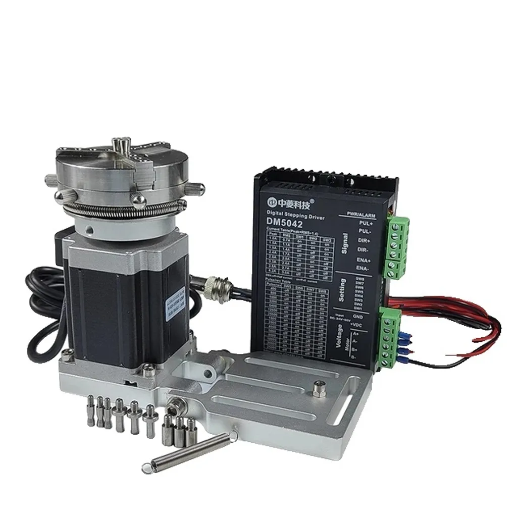 Axe de rotation mandrin RA-D69 avec chauffeur pour laser CNC