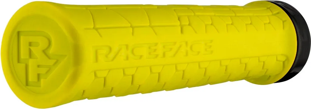 Grips VTT Race Face Getta 33mm Jaune Noir - Poignées à Verrouillage Fixe