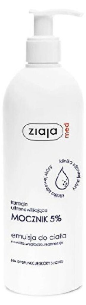 Ziaja Med, Mocznik 5% emulsja do ciała, 400 ml Zdjęcie produktu 