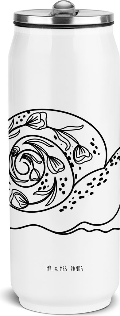 Mr. & Mrs. Panda Trinkflasche Schnecke Sir - Weiß - Geschenk, Zeit nehmen, Wasserflasche, Thermoflasche, Lustige Sprüche, Schnecken, Thermosflasc...