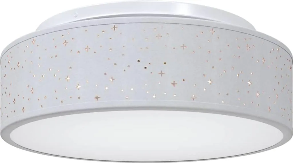 Plafoniera vidaXL Tessuto Grigio 38cm - Illuminazione Faretti Orientabili