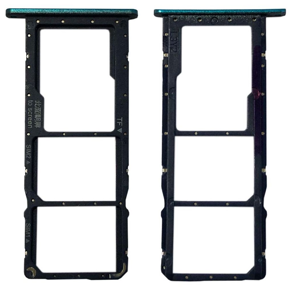 Sim Card Tray für Huawei Y7 2019 Blau Kartenhalter Produktbild 
