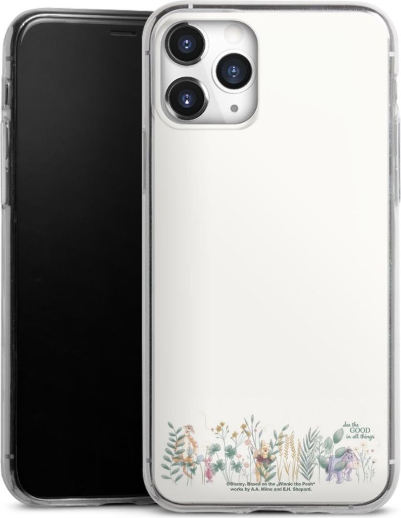 DeinDesign Slim Hülle für Apple iPhone 11 Pro Silikon Case Ultra Dünn Handyhülle Disney Winnie Puuh Eukalyptus