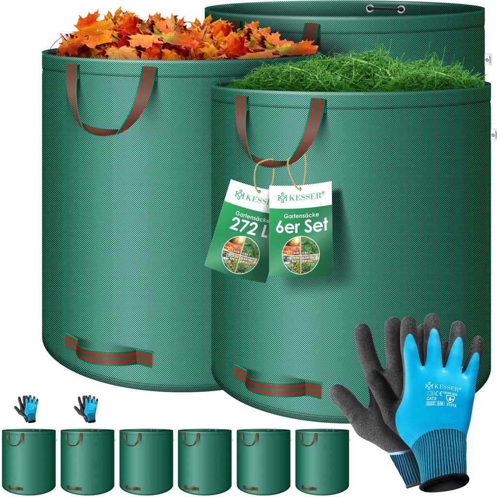 KESSER® : Ensemble de sacs de jardin. Sac pour feuilles et Image du produit 