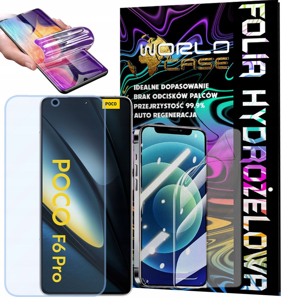 Schutzfolie Aus Hydrogel Für Poco F6 Pro Starker Bildschirm