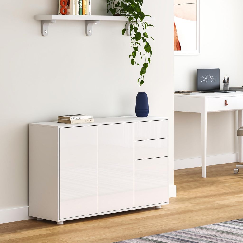 Sideboard ‘Paarl’ mit 3 Türen und 2 Schubladen 74 x 117 x Produktbild 