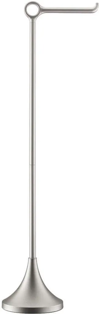 Porte-papier hygiénique nickel brossé solide, fixation murale robuste