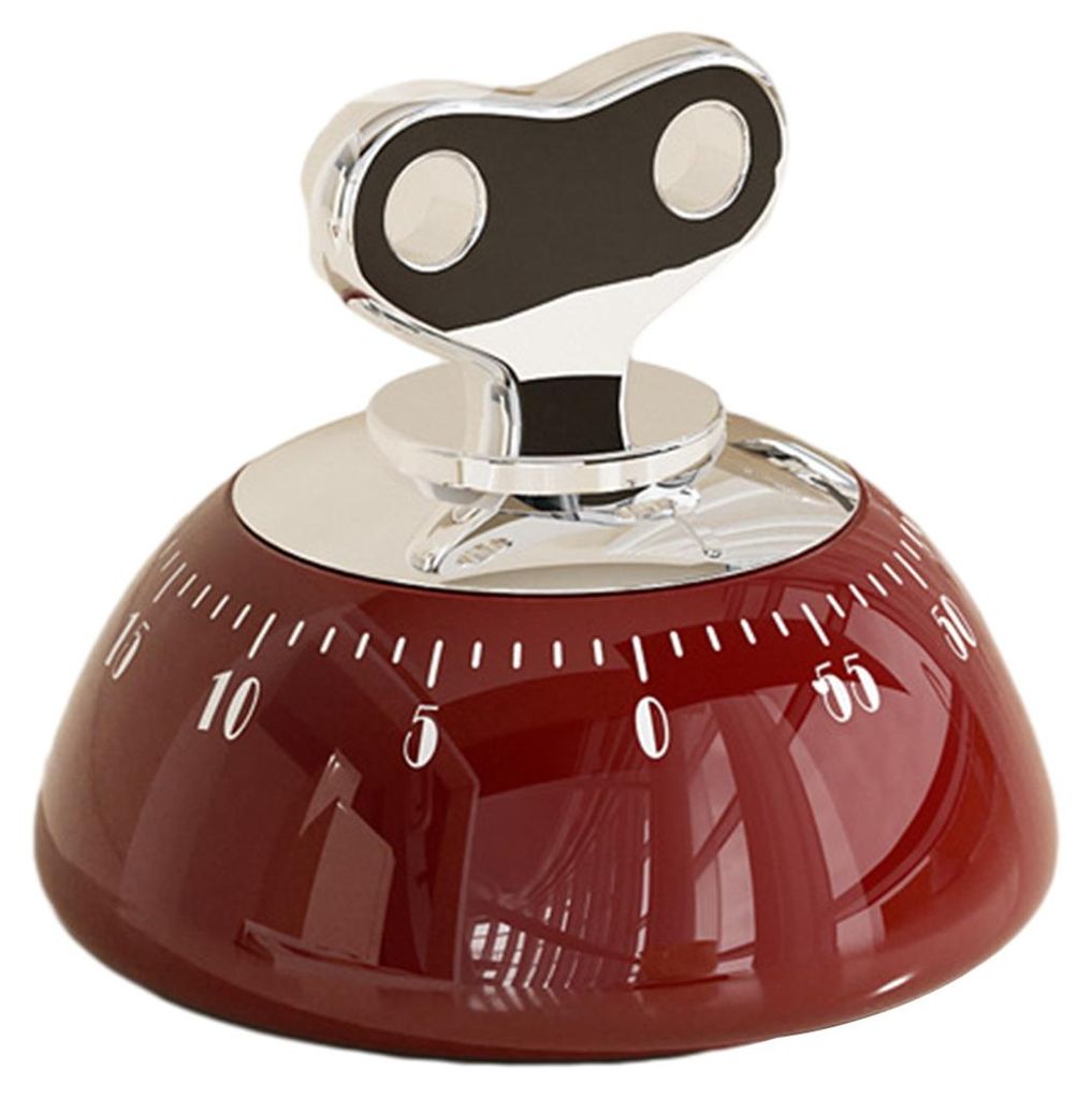 Mechanischer Küchentimer mit einstellbarem Countdown-Timer und präziser Sekunden- und Minutenanzeige. Keine Batterien erforderlich. Magnetische R...