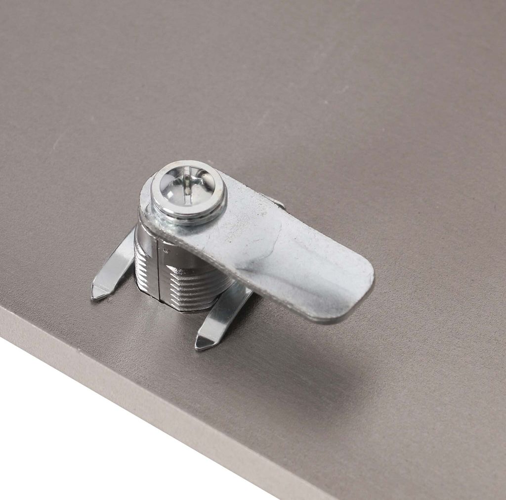 Wiltec Briefkasten silberfarben V10 Postkasten mit Produktbild 8