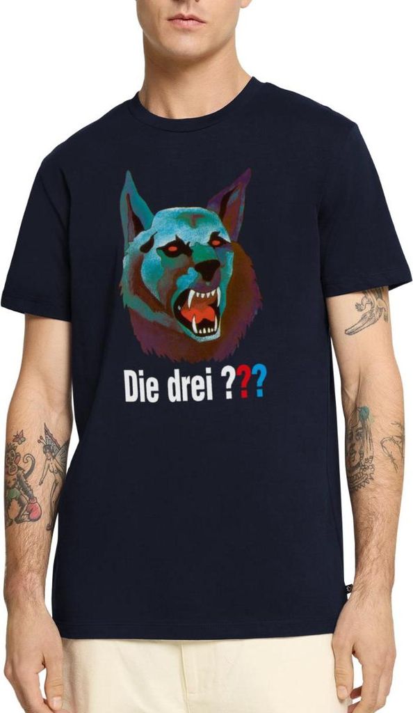 Spreadshirt Die Drei Fragezeichen Der Karpatenhund Männer Premium T-Shirt, S, Navy