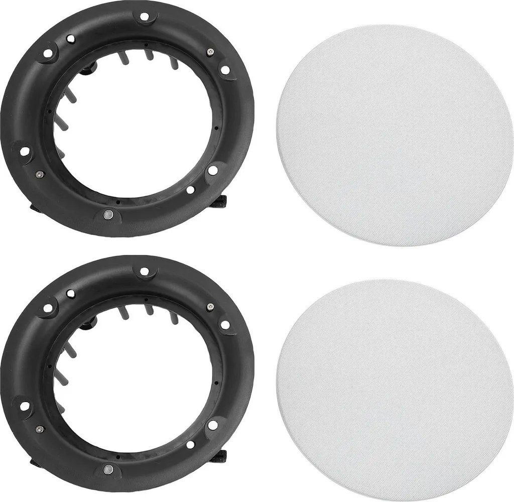 Grille de protection magnétique pour haut-parleur encastrable en métal