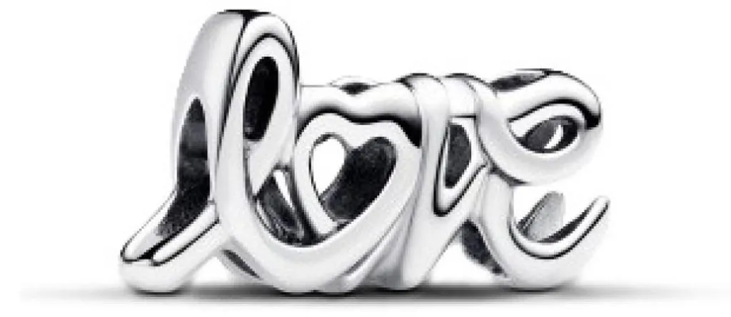 Pandora 793055C00 Charm Love Argent Massif avec Cœur Stylisé