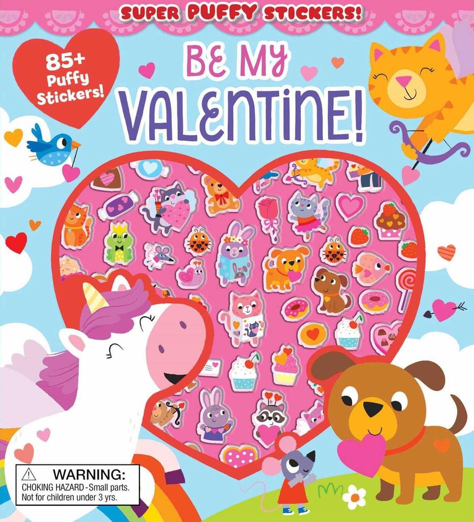 Super Puffy Stickers! Be My Valentine!