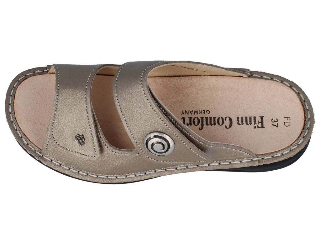 Finn Comfort Komfort Pantoletten Damen 31383138383734 Gold Produktbild 28