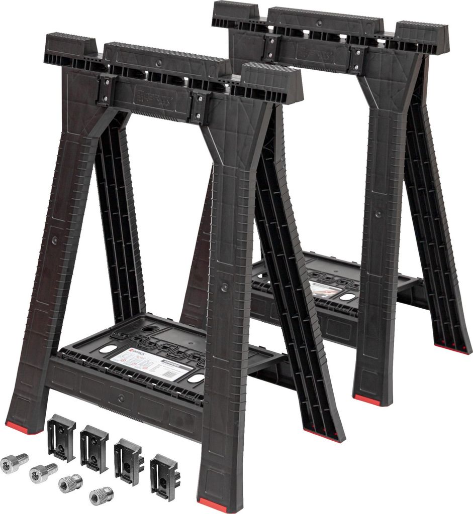 Qbrick System Qbrick System Werkstattbock Set + Custom Connect 2 Stück 580 x 770 mm 350 kg