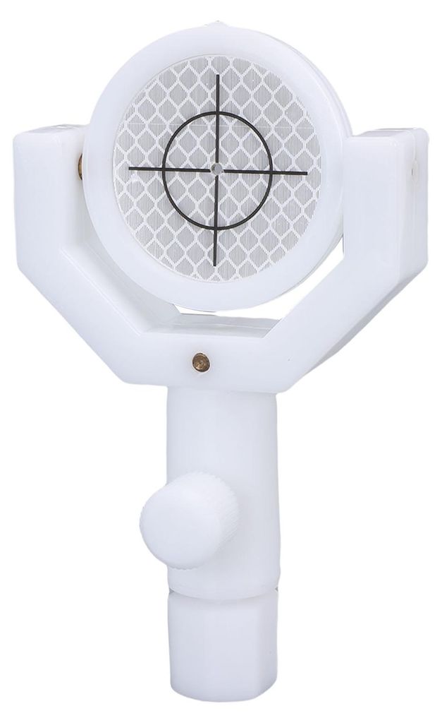 Totalstationsreflektor, 50 mm Durchmesser, bedrucktes Fadenkreuz, 2 mm Versatz, Totalstations-Reflexionsziel für Vermessungszwecke