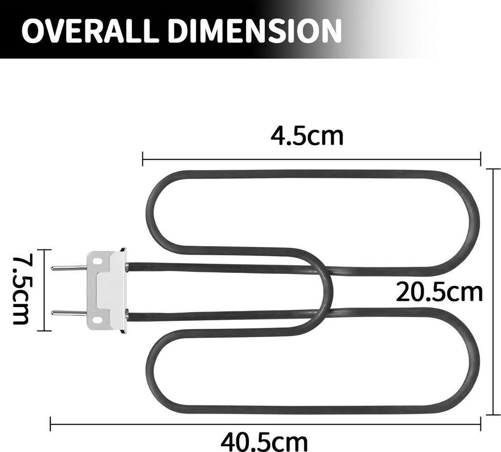 Heizelement 66631 für Weber Elektrogrill, Produktbild 4