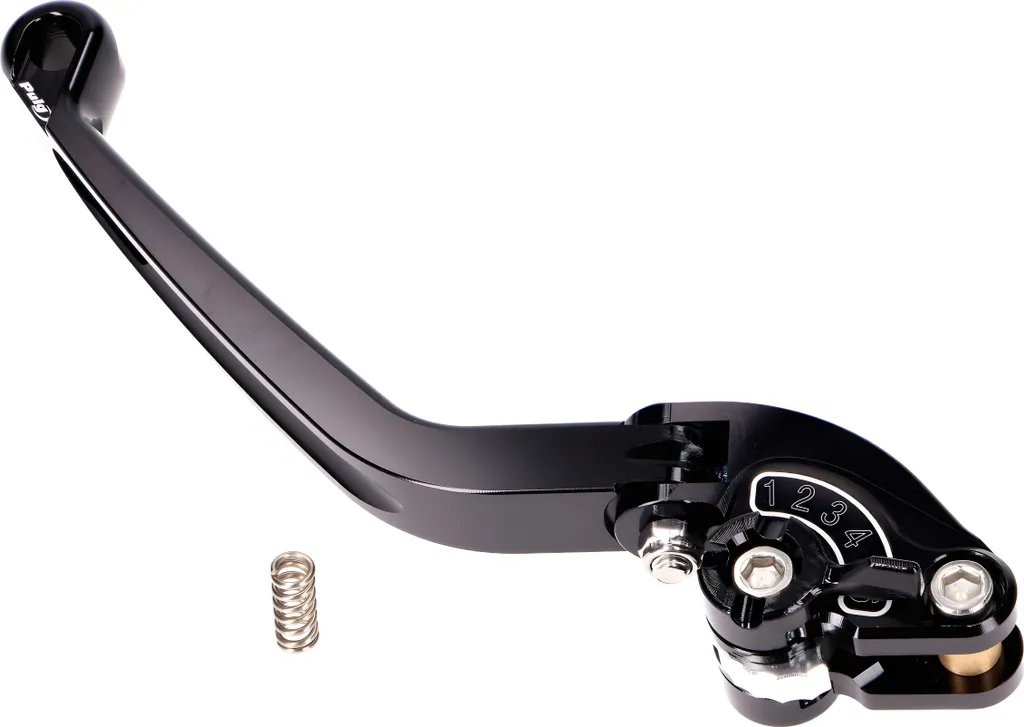 Leviers de moto Puig 2.0 rabattables en aluminium CNC réglables noir