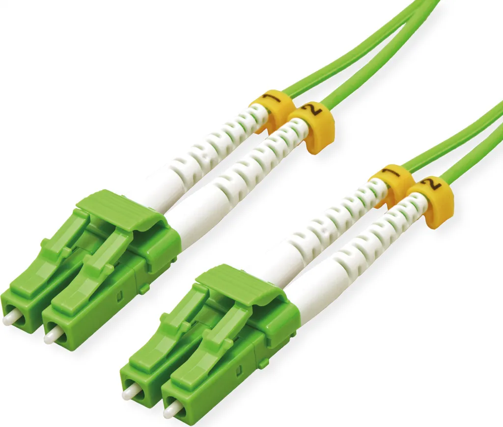 Cavo Patch Fibra Verde OM5 1m LC-LC - ROLINE Professionale LSOH