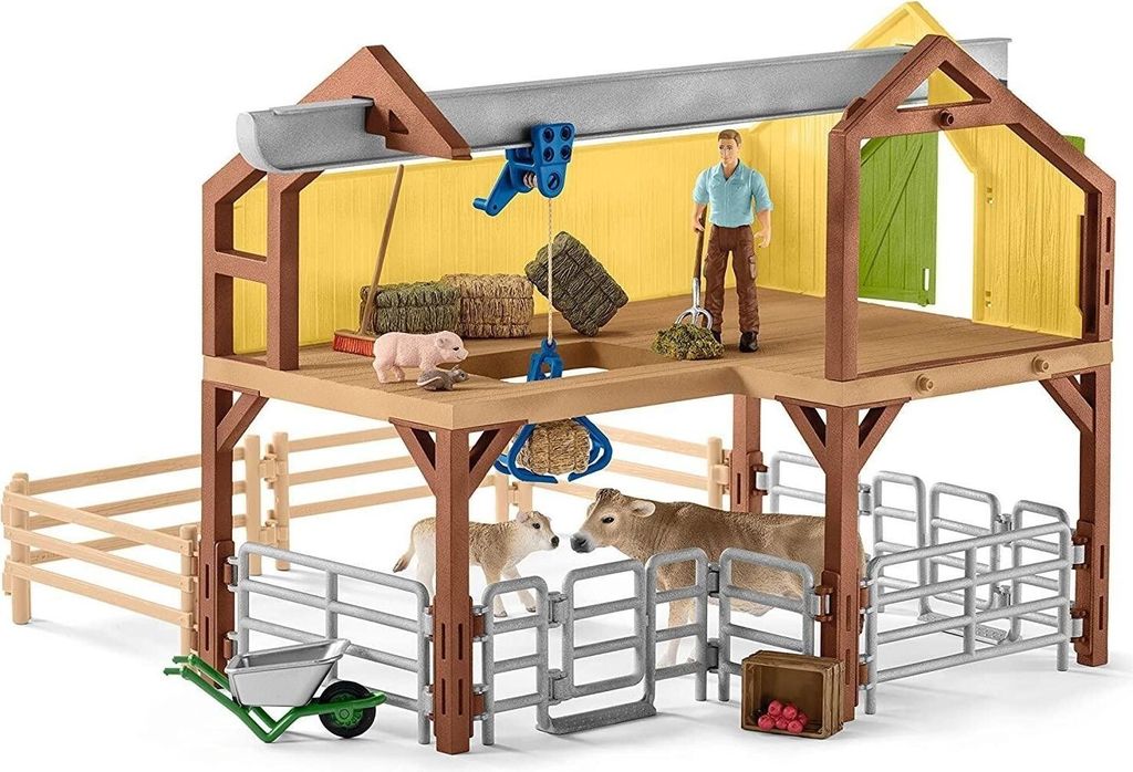 Schleich 42407 Bauernhaus mit Stall und Tieren Produktbild 6