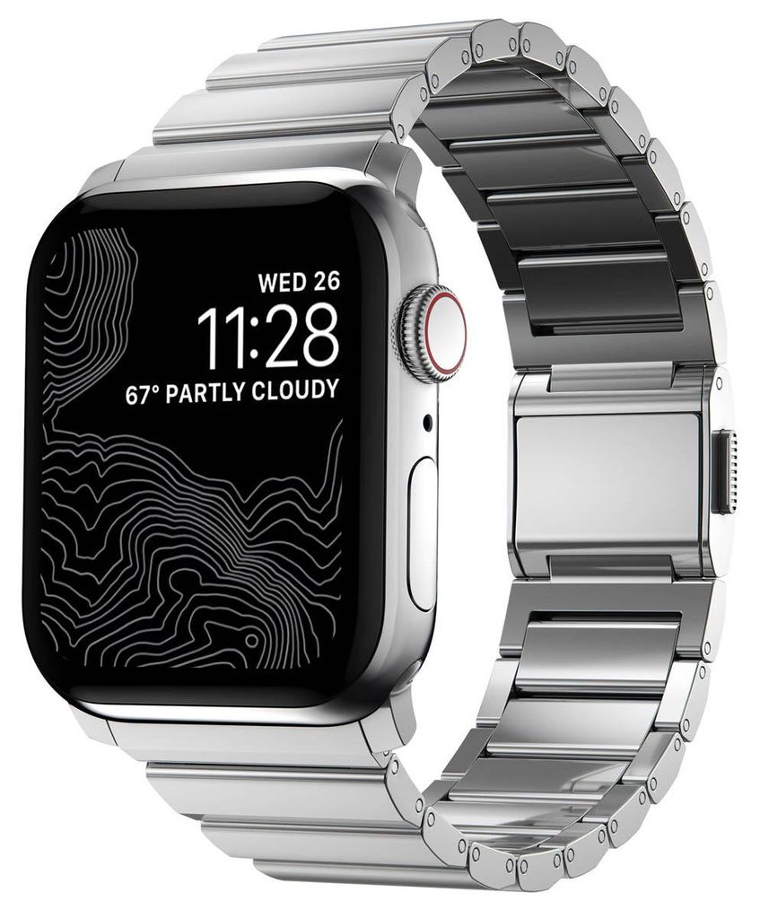 Nomad in acciaio inox per Apple Watch 42mm / 44mm / 45mm / Immagine del prodotto 