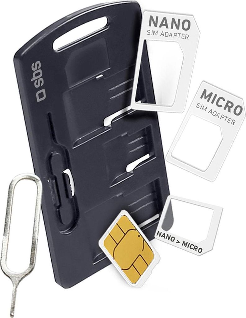 SBS Kit adaptateur de carte SIM pour smartphones Nano / Image du produit 